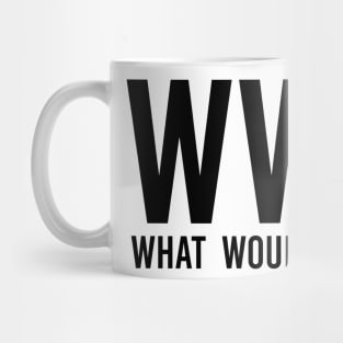 what would scully do? (black) | x files Mug